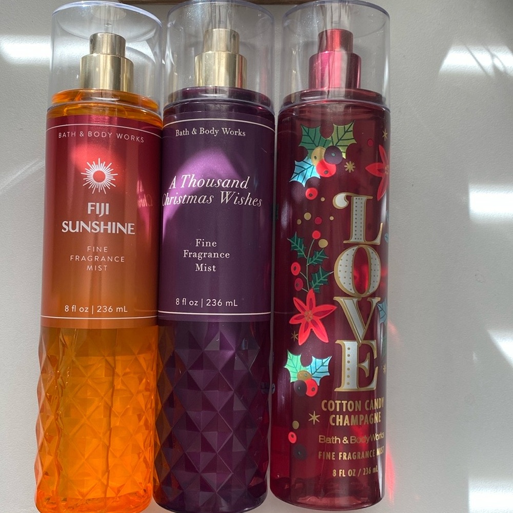 Bath and body work sprays